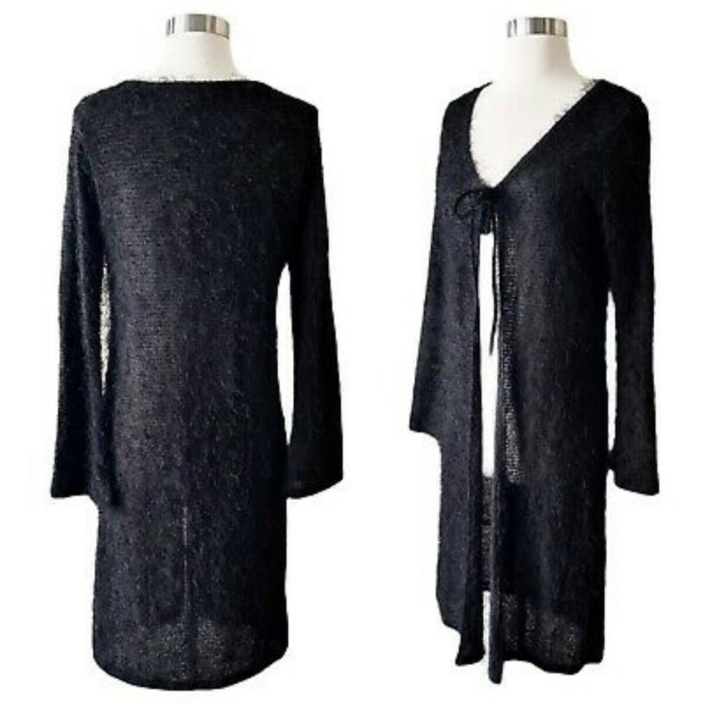 Eye lash Fringe black duster
